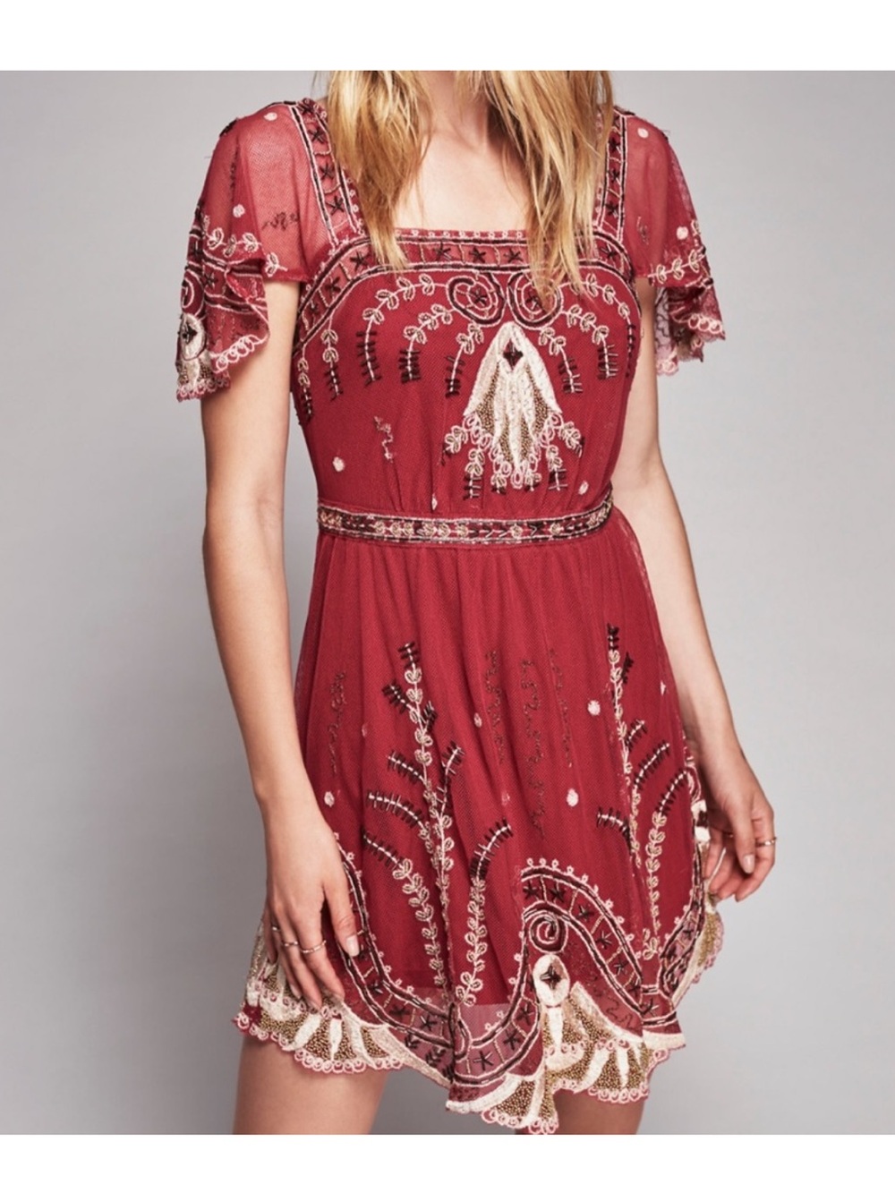Free People Notting Hill mini dress size xs GUC